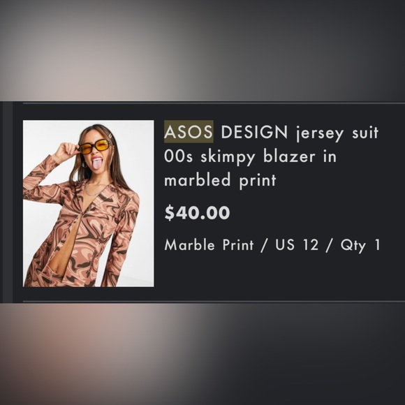 ASOS MATCHING SET - Picture 4 of 4